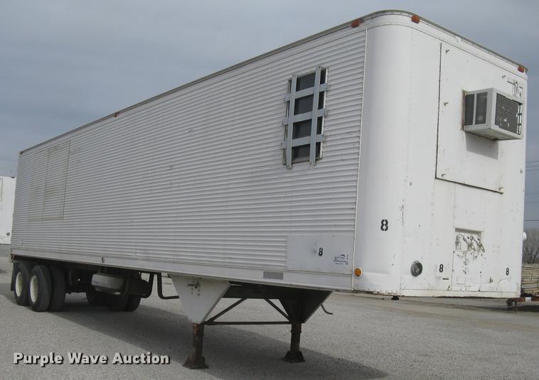 image for item DC2348 1972 Trailmobile dry van jobsite trailer