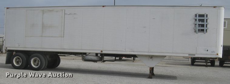 image for item DC2348 1972 Trailmobile dry van jobsite trailer