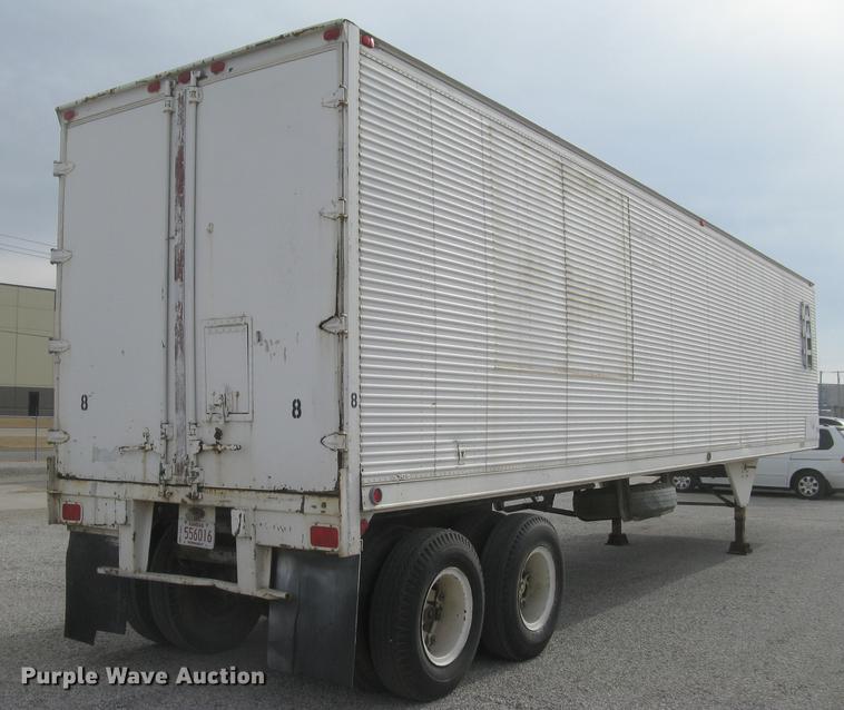 image for item DC2348 1972 Trailmobile dry van jobsite trailer