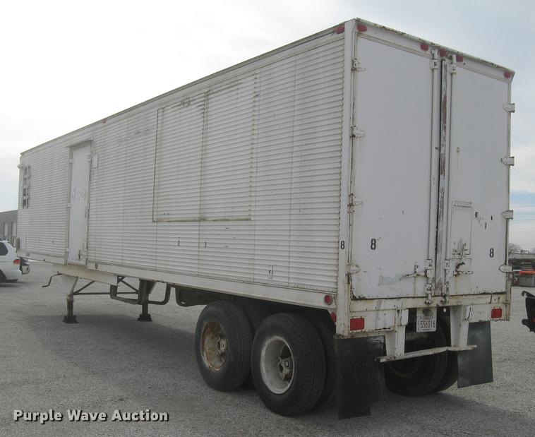 image for item DC2348 1972 Trailmobile dry van jobsite trailer