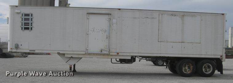 image for item DC2348 1972 Trailmobile dry van jobsite trailer