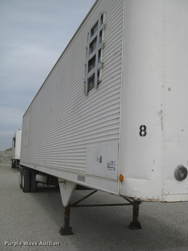 image for item DC2348 1972 Trailmobile dry van jobsite trailer