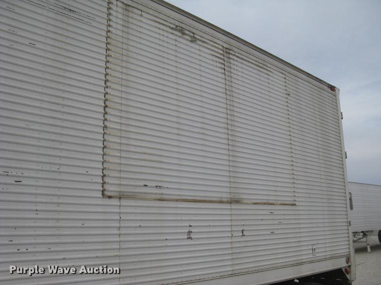 image for item DC2348 1972 Trailmobile dry van jobsite trailer