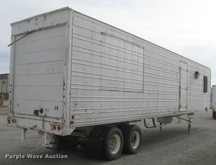 image for item DC2349 1983 Utility dry van jobsite trailer