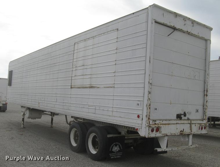 image for item DC2349 1983 Utility dry van jobsite trailer