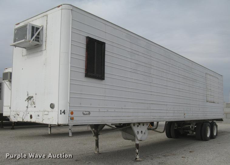 image for item DC2349 1983 Utility dry van jobsite trailer