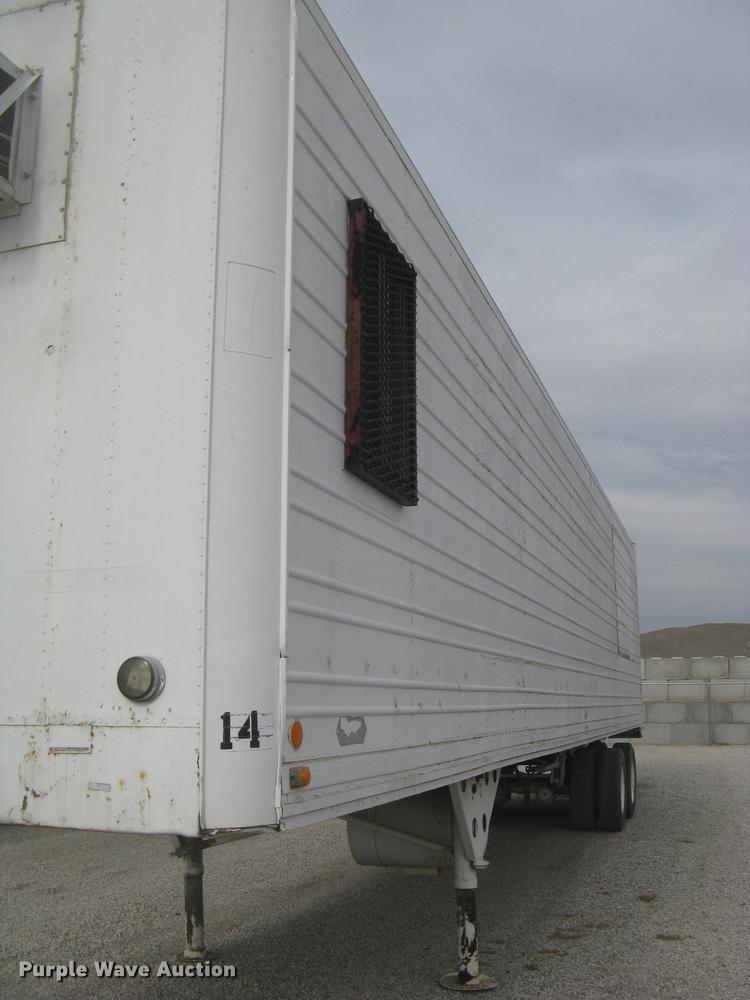 image for item DC2349 1983 Utility dry van jobsite trailer