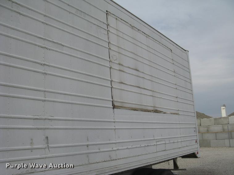 image for item DC2349 1983 Utility dry van jobsite trailer