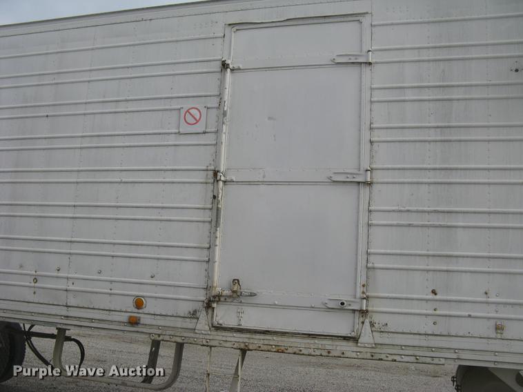 image for item DC2349 1983 Utility dry van jobsite trailer