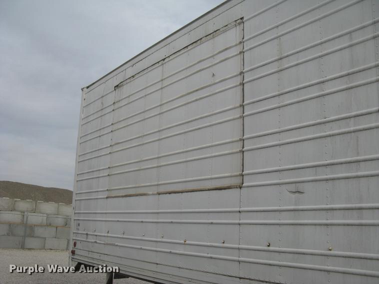 image for item DC2349 1983 Utility dry van jobsite trailer