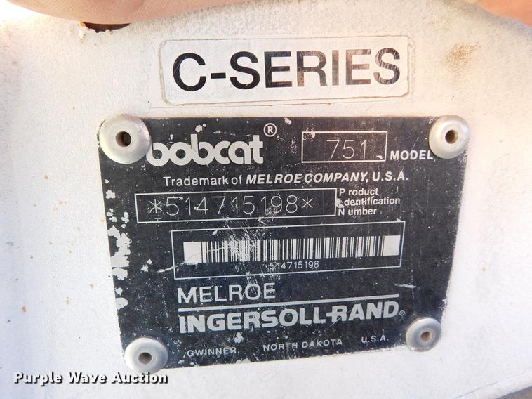 image for item DC8416 1997 Bobcat 751 Series C skid steer