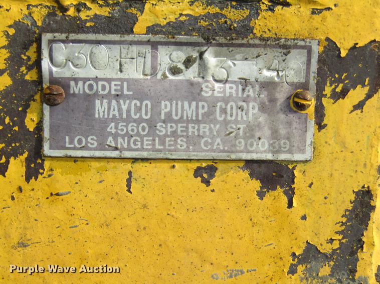 image for item DD2929 MQ Mayco C30HD grout pump