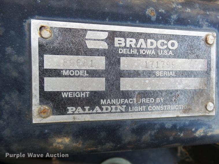 image for item DX9317 Bradco ATP96 #89681 six-way blade