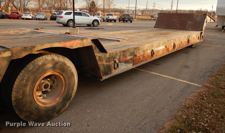 image for item J5511 1986 Load King drop deck trailer