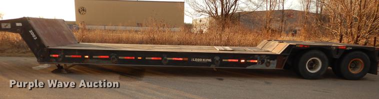 image for item J5511 1986 Load King drop deck trailer