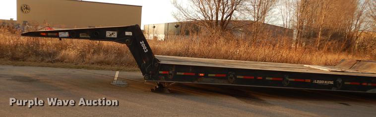 image for item J5511 1986 Load King drop deck trailer