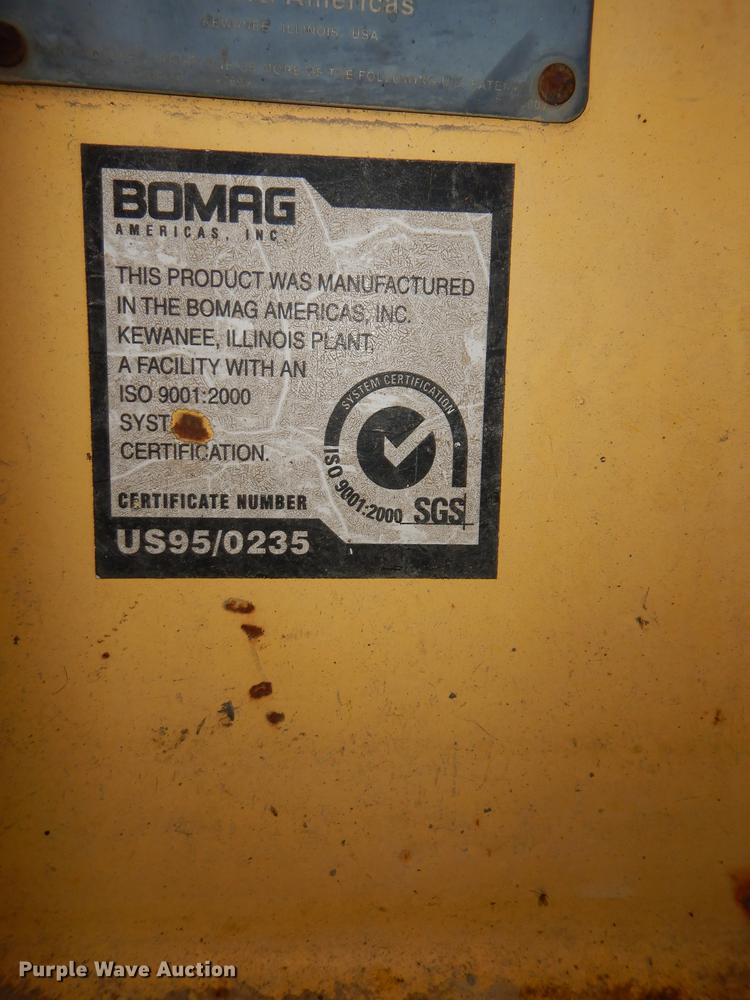 image for item J5531 Bomag BW266 vibratory double drum roller