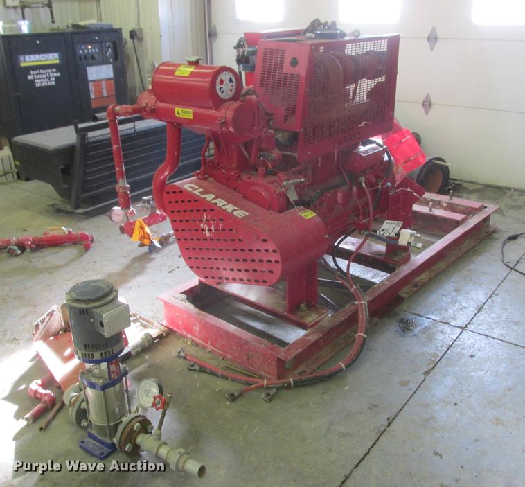 image for item K6068 Clarke fire water pump system