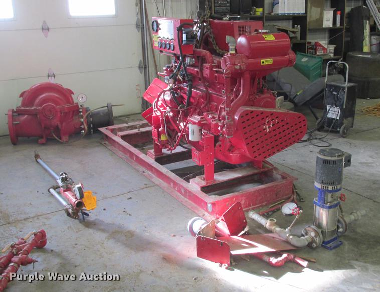 image for item K6068 Clarke fire water pump system