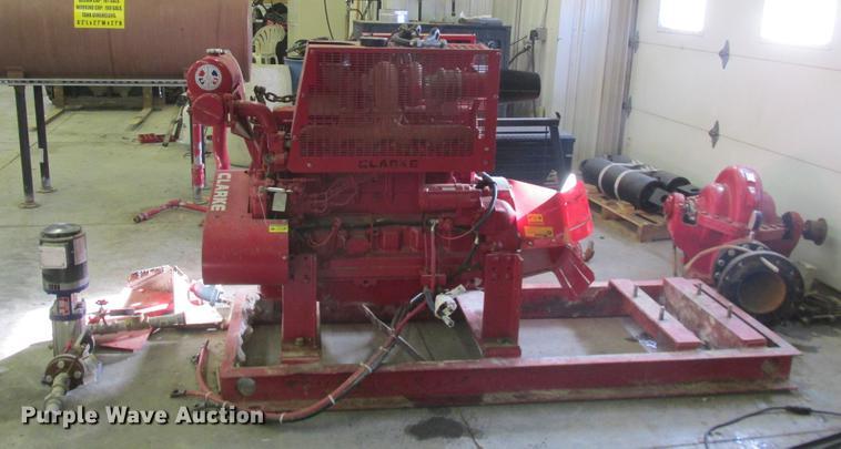 image for item K6068 Clarke fire water pump system