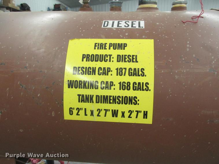 image for item K6068 Clarke fire water pump system