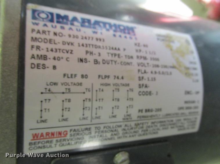 image for item K6068 Clarke fire water pump system