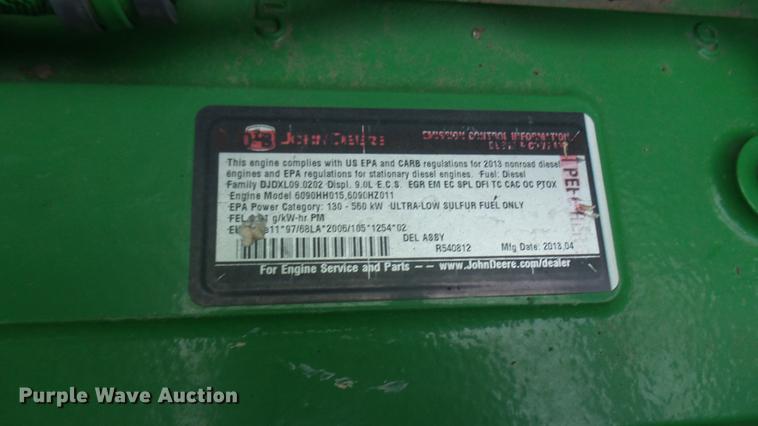 image for item DC1977 2013 John Deere S670 STS combine