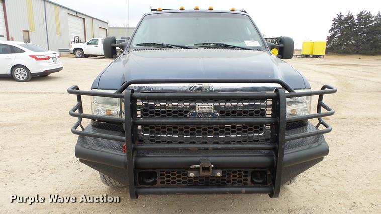 image for item DC2350 2007 Ford F350 Super Duty XLT flatbed pickup truck