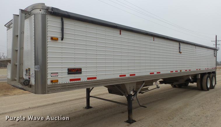 image for item DC2354 2015 Timpte double hopper bottom grain trailer