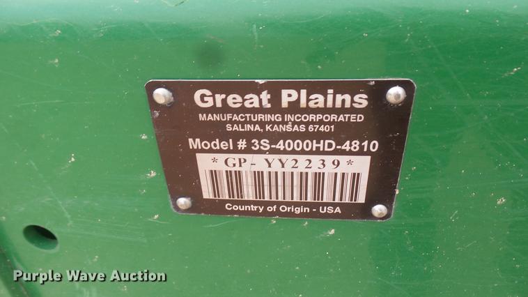 image for item DC2361 2011 Great Plains 3S-4000HD-4810 grain drill
