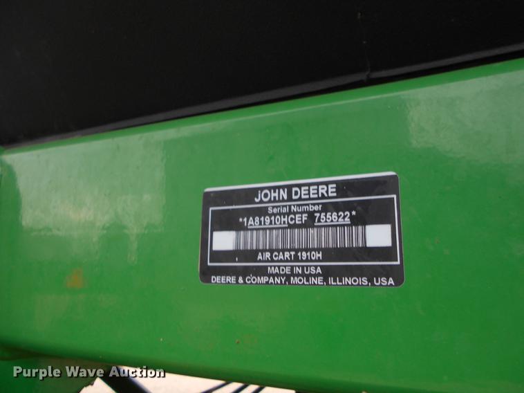 image for item DC2362 2014 John Deere 1890 air seeder