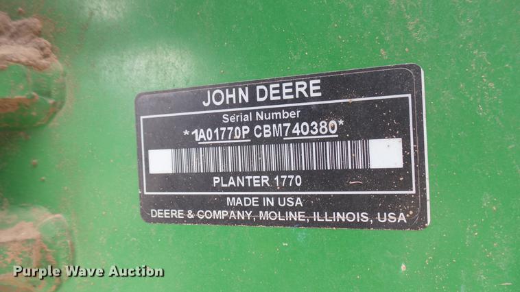 image for item DC2364 2011 John Deere 1770NT no-till planter