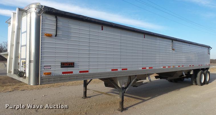 image for item DC2370 2015 Timpte double hopper bottom grain trailer