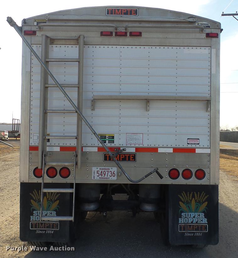 image for item DC2370 2015 Timpte double hopper bottom grain trailer