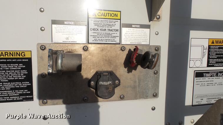 image for item DC2370 2015 Timpte double hopper bottom grain trailer