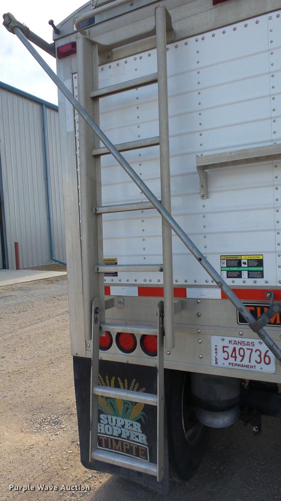 image for item DC2370 2015 Timpte double hopper bottom grain trailer
