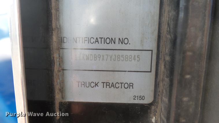 image for item DC2424 2000 Kenworth W900 manure spreader truck