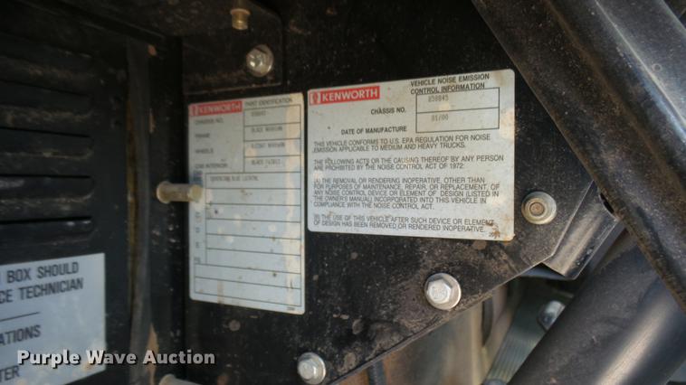 image for item DC2424 2000 Kenworth W900 manure spreader truck