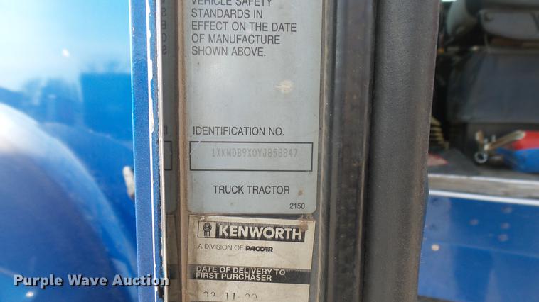 image for item DC2425 2000 Kenworth W900 manure spreader truck