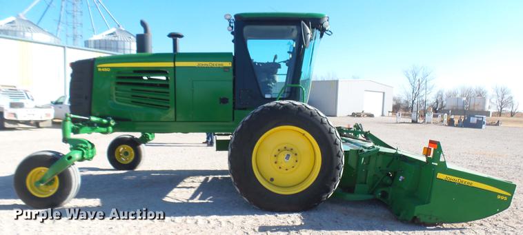 image for item DC2438 2013 John Deere R450 SP self-propelled windrower