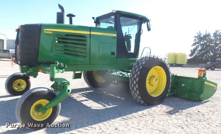 image for item DC2438 2013 John Deere R450 SP self-propelled windrower