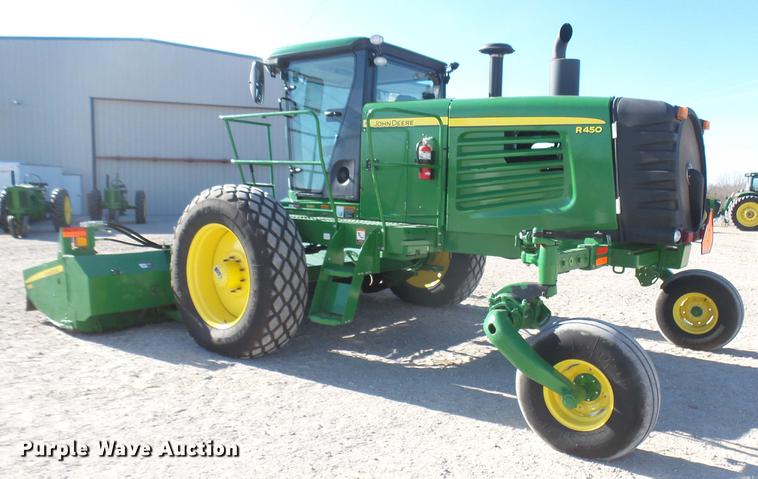 image for item DC2438 2013 John Deere R450 SP self-propelled windrower