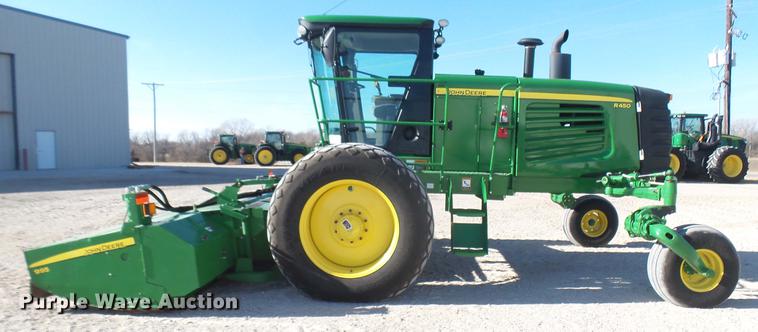 image for item DC2438 2013 John Deere R450 SP self-propelled windrower