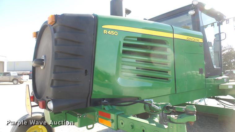 image for item DC2438 2013 John Deere R450 SP self-propelled windrower