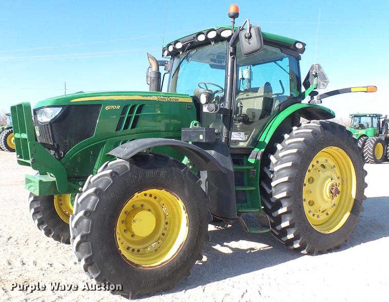 image for item DC2442 2013 John Deere 6170R MFWD tractor