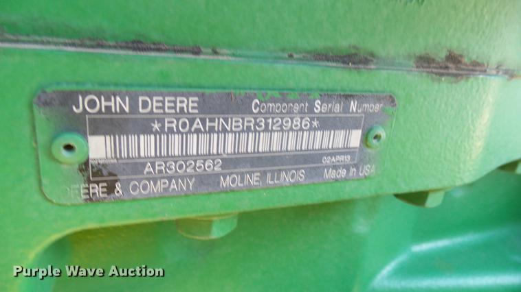 image for item DC2444 2013 John Deere 8235R MFWD tractor