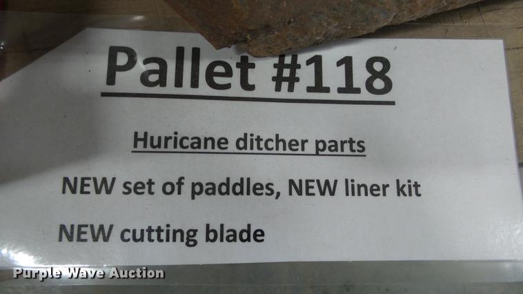 image for item DR9991 Hurricane ditcher parts