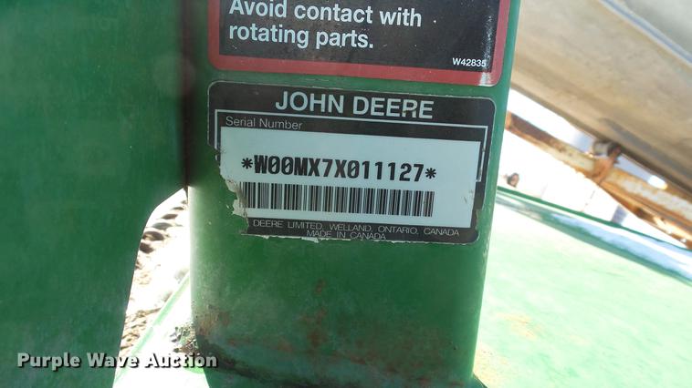 image for item DC5705 John Deere MX7 rotary mower