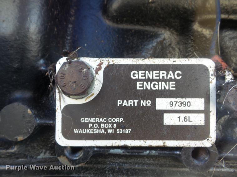image for item DC7464 1998 Generac 00754-1 generator