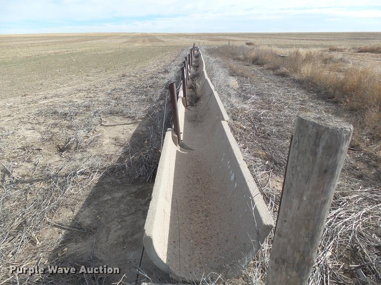image for item DC8378 Approximately 18 concrete feed bunks